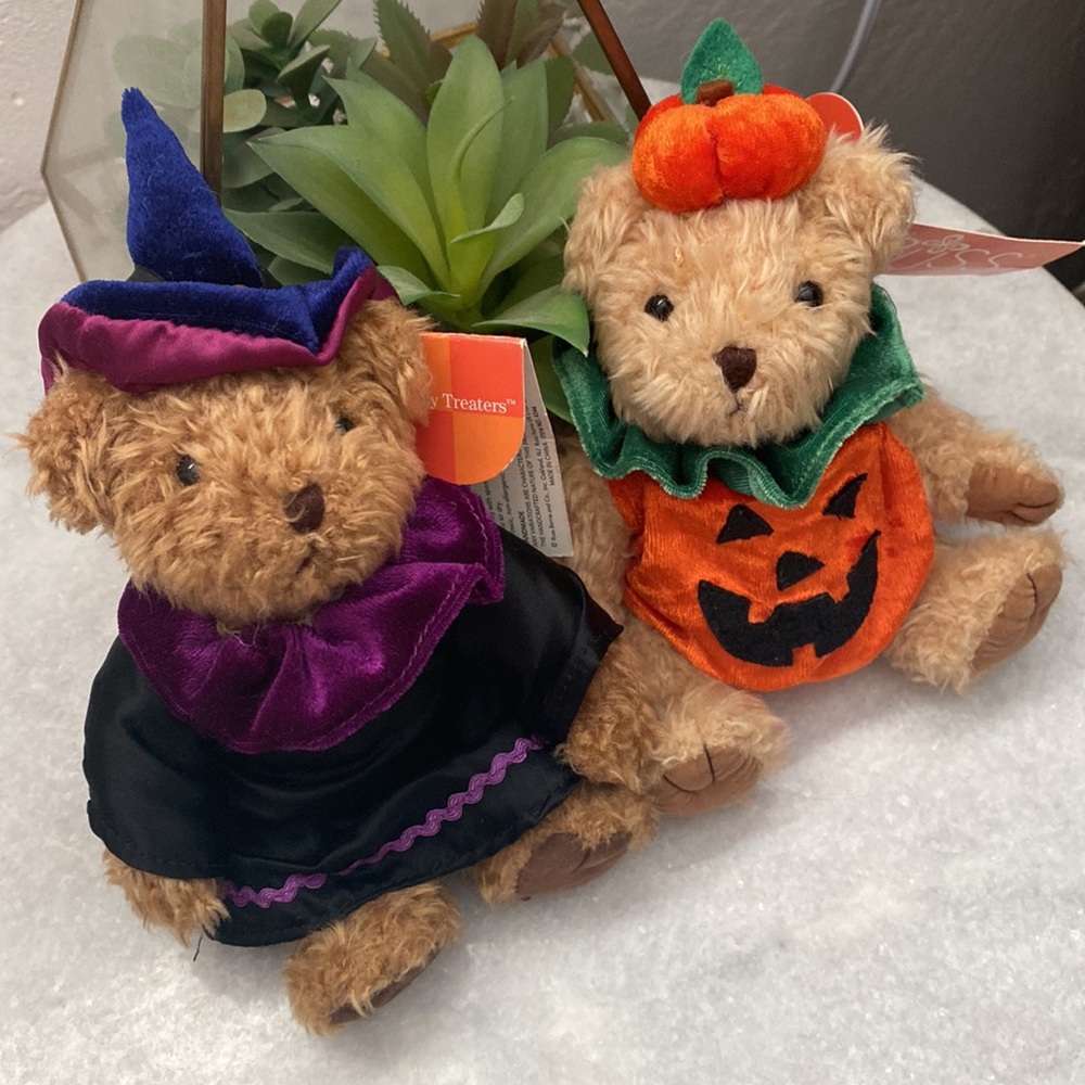 🎃Cute Russ Pumpkin & Witch Bear